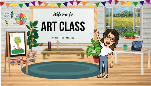 Welcome to Art Class Bitmoji Classroom 